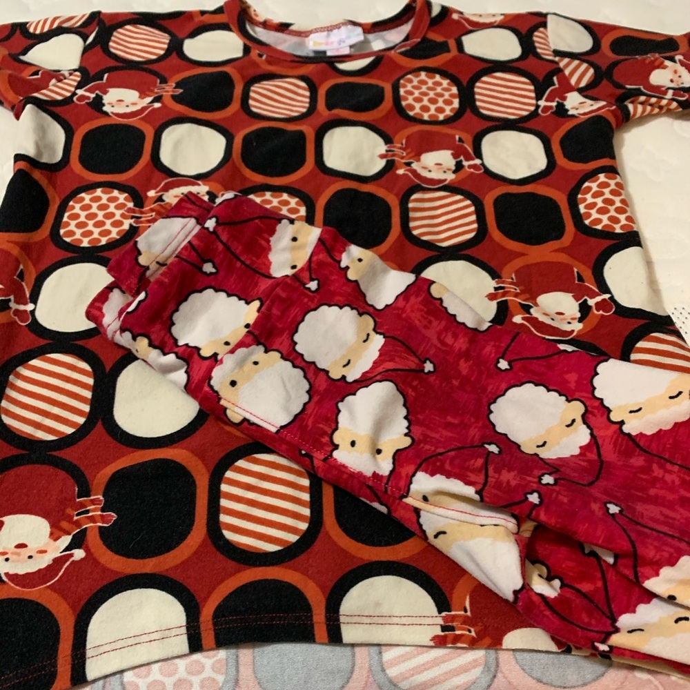 LuLaRoe Gracie 6 and Leggings s/m EUC